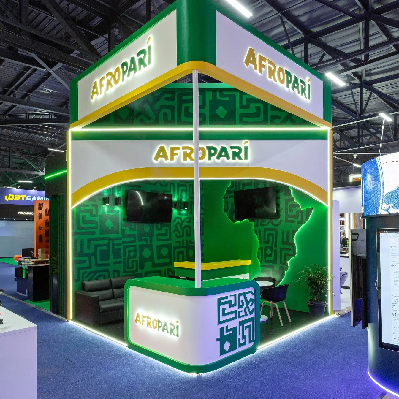 High Impact Exhibition Stand for Afropari at SiGMA Africa