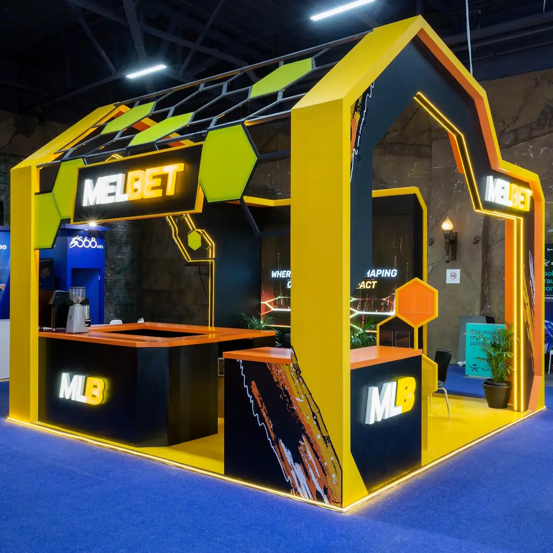 Full Custom Exhibition Stand for MELBET at SiGMA Africa